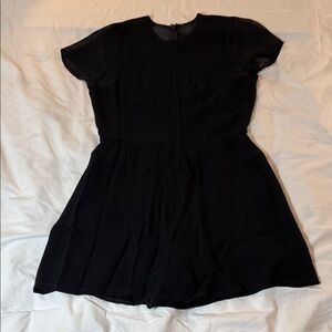 Reformation Elegant Black Women's Skort Romper